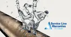 Service Line Warranties of Canada logo with a bursting water pipe.
