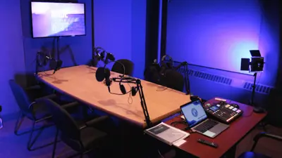 Podcast space at Innovation Hub