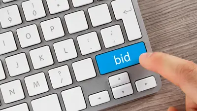 Keyboard with a bids button