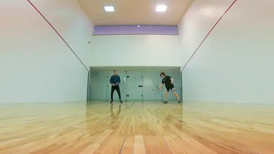 Squash court at the MacBain Community Centre