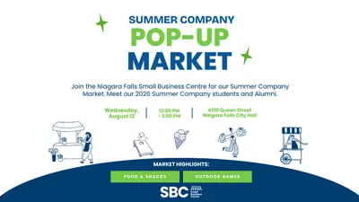 Summer Company Pop-Up Market graphic