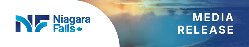 Decorative image of the Media Release banner with the City of Niagara Falls logo.