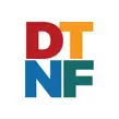 Downtown Logo with coloured letters DTNF