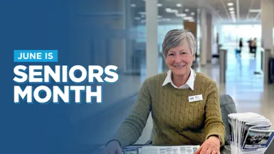 June is Seniors Month.  Senior woman at the municipal recreation facility.