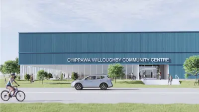 Chippawa Willoughby Community Centre concept of future building.